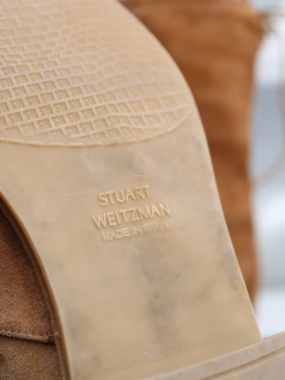 Stuart Weitzman Russel Bromley Lowland Over The Knee High Suede Boots Brown 7